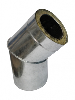 Сэндвич тройник 45&deg; У-образный 200/280 (нерж 1 / цинк 0,5)